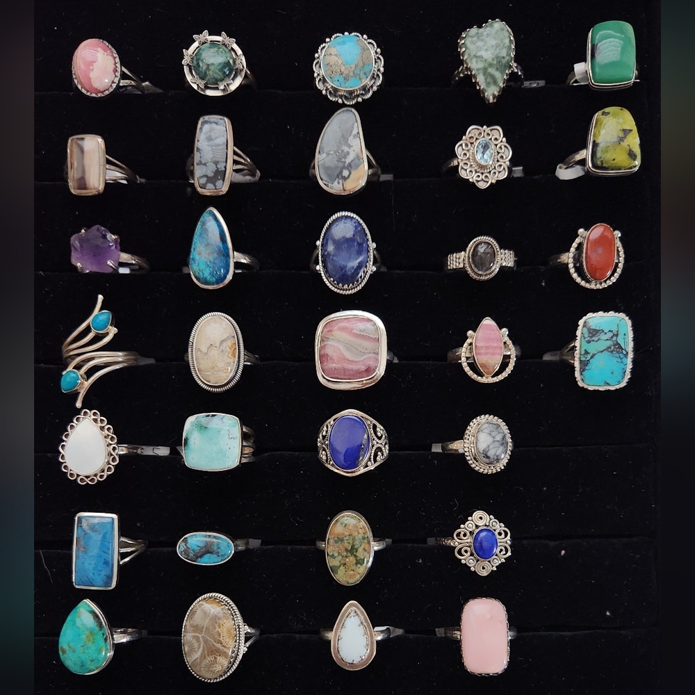 NEW Size 9.5 Genuine Sterling Silver Rings